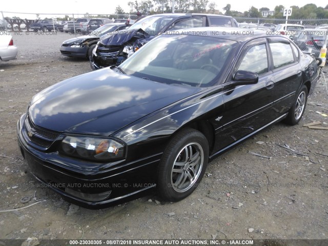 2G1WP521049327611 - 2004 CHEVROLET IMPALA SS BLACK photo 2