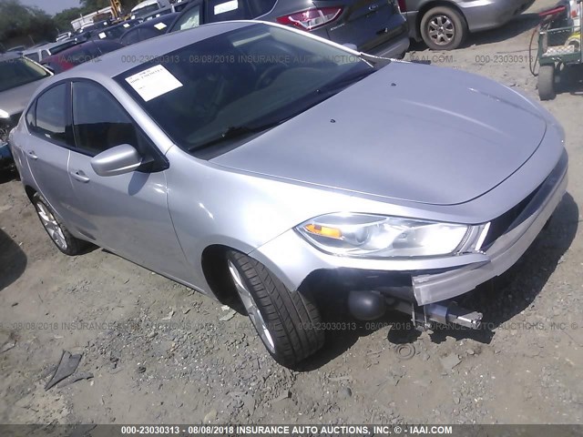 1C3CDFBA1DD302796 - 2013 DODGE DART SXT SILVER photo 1