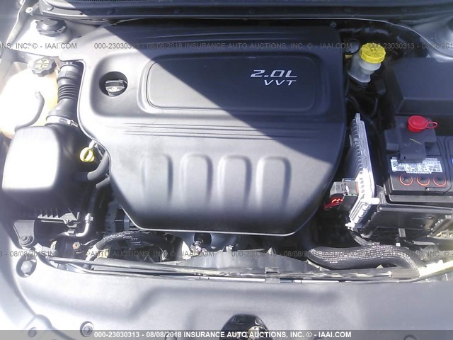 1C3CDFBA1DD302796 - 2013 DODGE DART SXT SILVER photo 10