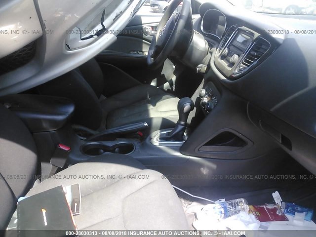 1C3CDFBA1DD302796 - 2013 DODGE DART SXT SILVER photo 5