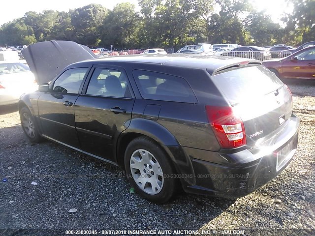 2D4FV47T56H479011 - 2006 DODGE MAGNUM SE BLACK photo 3