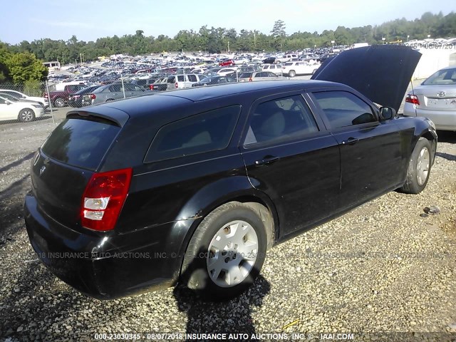 2D4FV47T56H479011 - 2006 DODGE MAGNUM SE BLACK photo 4