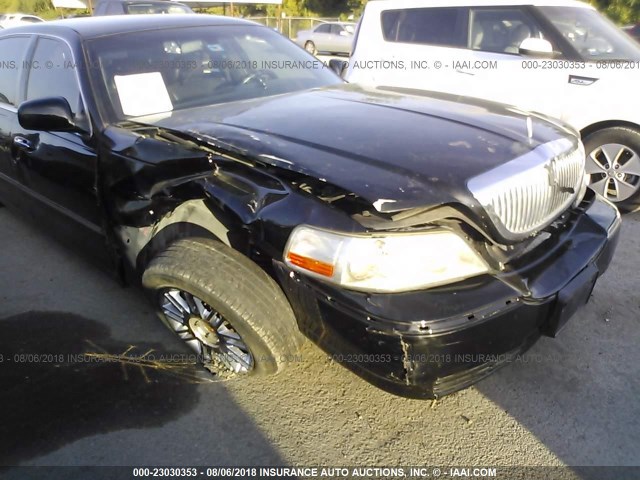 1LNHM84W06Y642924 - 2006 LINCOLN TOWN CAR EXECUTIVE L BLACK photo 6