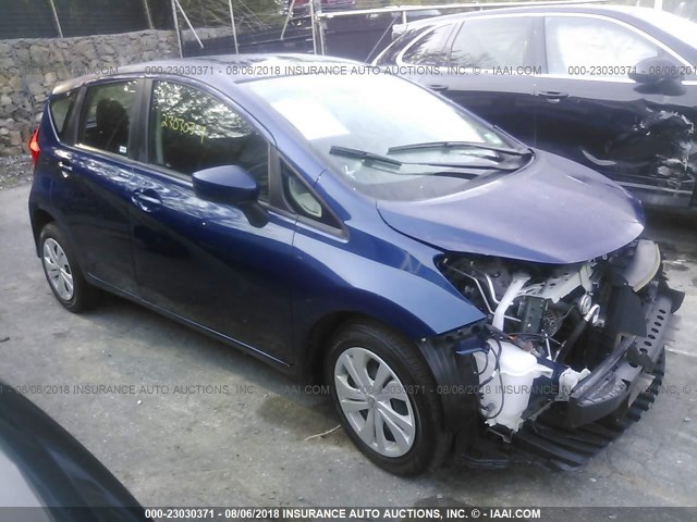3N1CE2CP4JL352556 - 2018 NISSAN VERSA NOTE S/S PLUS/SV/SL/SR BLUE photo 1