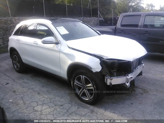 WDC0G4KB5JV086731 - 2018 MERCEDES-BENZ GLC 300 4MATIC WHITE photo 1