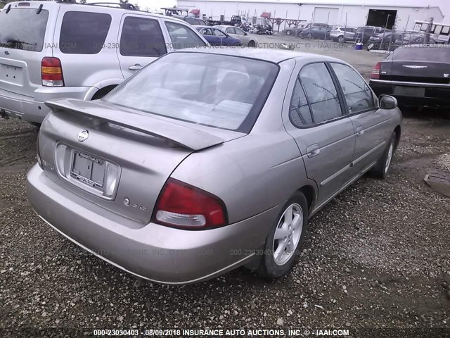 3N1CB51D03L707678 - 2003 NISSAN SENTRA XE/GXE BEIGE photo 4