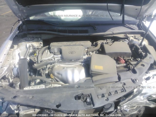 4T1BF1FK3EU448332 - 2014 TOYOTA CAMRY L/SE/LE/XLE 银色 照片 10