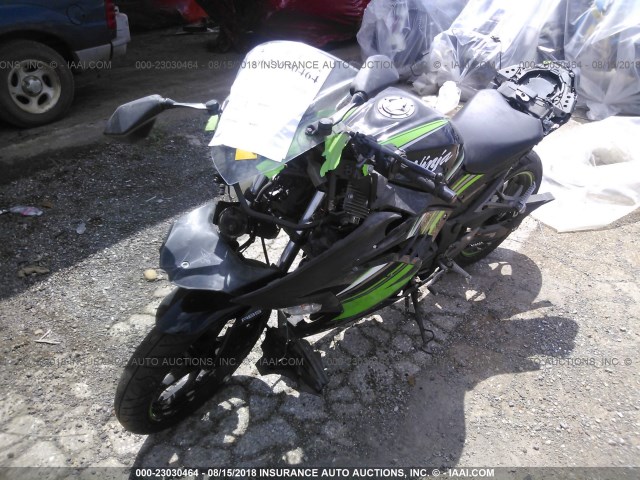 JKAEX8B17GDA29176 - 2016 KAWASAKI EX300 B GREEN photo 2