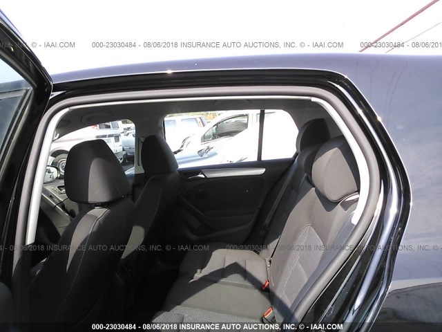 WVWDB7AJ4CW347764 - 2012 VOLKSWAGEN GOLF BLACK photo 8