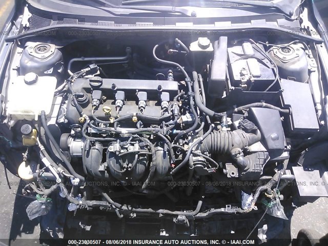 JM1BK344371716512 - 2007 MAZDA 3 HATCHBACK GRAY photo 10