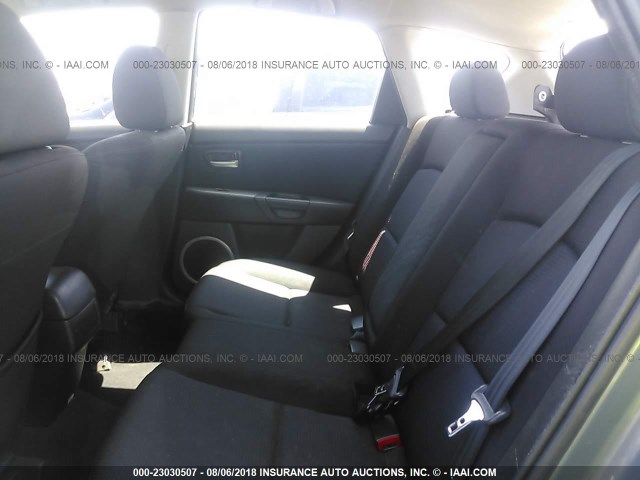 JM1BK344371716512 - 2007 MAZDA 3 HATCHBACK GRAY photo 8