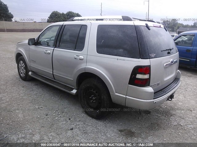 1FMEU75816UB40119 - 2006 FORD EXPLORER LIMITED SILVER photo 3