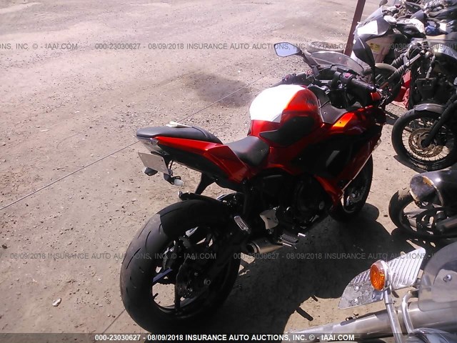 JKAEXEJ10HDA00426 - 2017 KAWASAKI EX650 J ნარინჯისფერი ფოტო 4