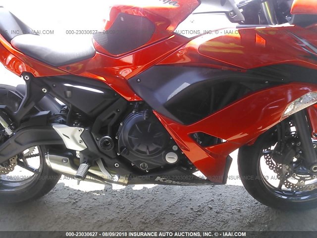 JKAEXEJ10HDA00426 - 2017 KAWASAKI EX650 J ნარინჯისფერი ფოტო 8