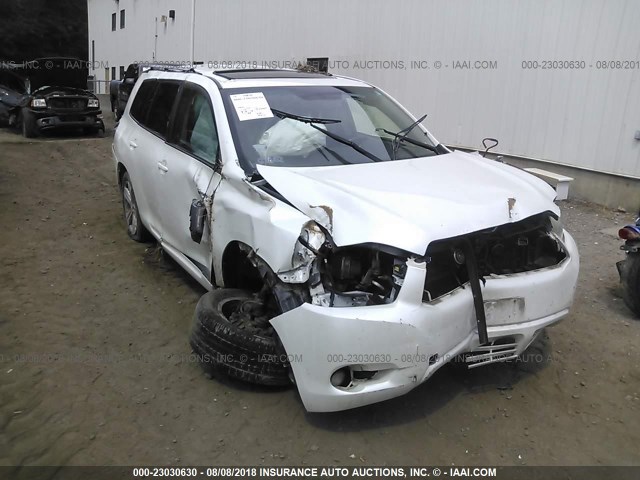 JTEES43A782066570 - 2008 TOYOTA HIGHLANDER SPORT WHITE photo 6