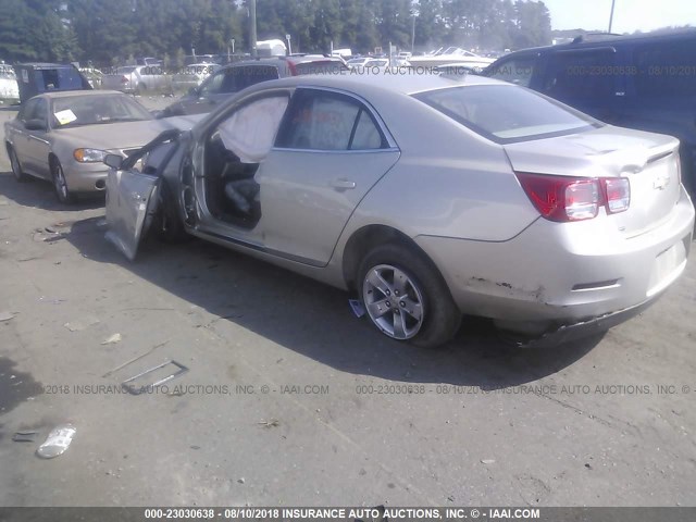 1G11C5SL8FF148380 - 2015 CHEVROLET MALIBU 1LT Champagne photo 3