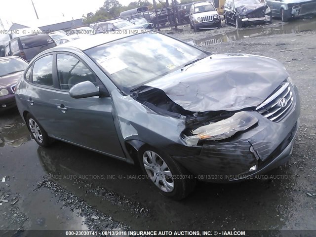 KMHDU4AD1AU897186 - 2010 HYUNDAI ELANTRA BLUE/GLS/SE GRAY photo 1