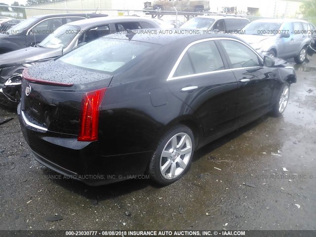 1G6AA5RA1E0163440 - 2014 CADILLAC ATS BLACK photo 4