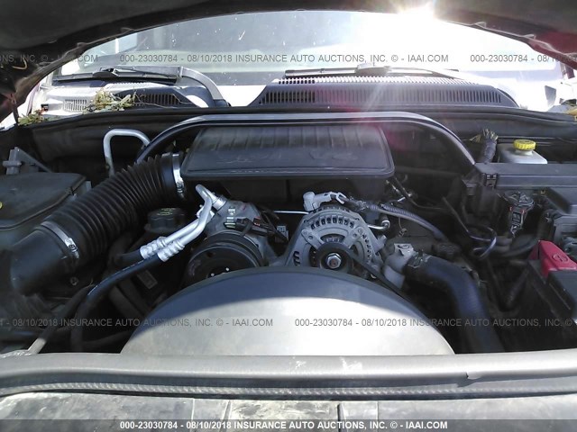 1J8HG48K97C603025 - 2007 JEEP COMMANDER MAROON photo 10