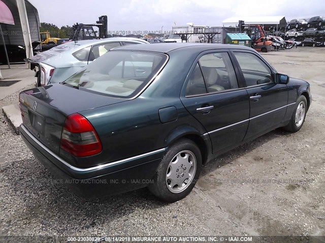 WDBHA28E1TF336638 - 1996 MERCEDES-BENZ C 280 GRAY photo 4