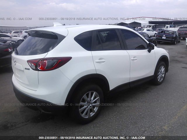 JM3KE4CY8F0467234 - 2015 MAZDA CX-5 TOURING WHITE photo 4