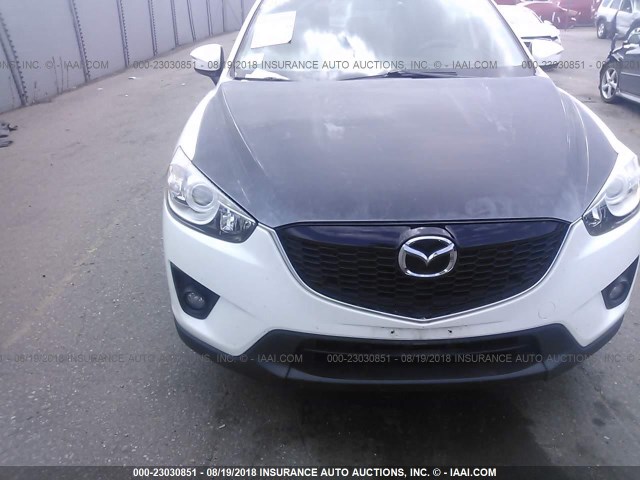 JM3KE4CY8F0467234 - 2015 MAZDA CX-5 TOURING WHITE photo 6