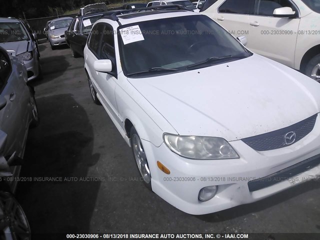 JM1BJ245821493429 - 2002 MAZDA PROTEGE PR5 白色 照片 1