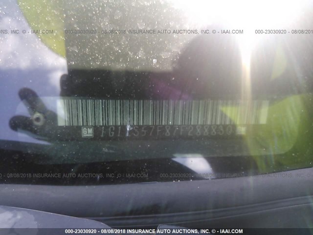 1G1ZS57F87F288830 - 2007 CHEVROLET MALIBU LS Boz foto 9