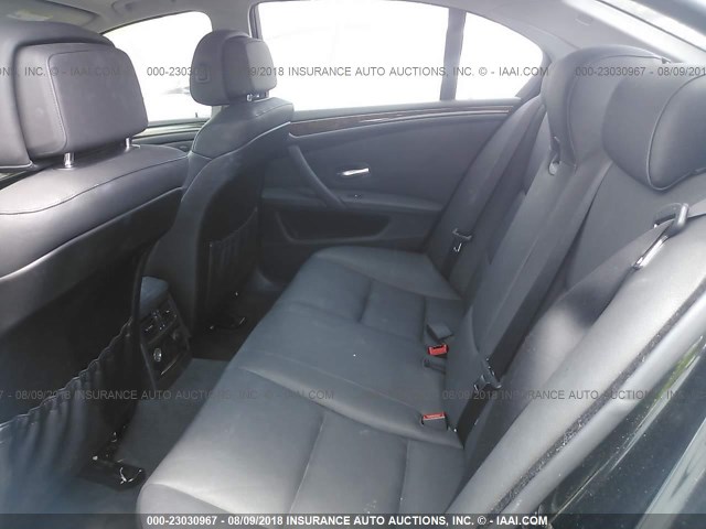 WBANV13549C153414 - 2009 BMW 528 XI BLACK photo 8