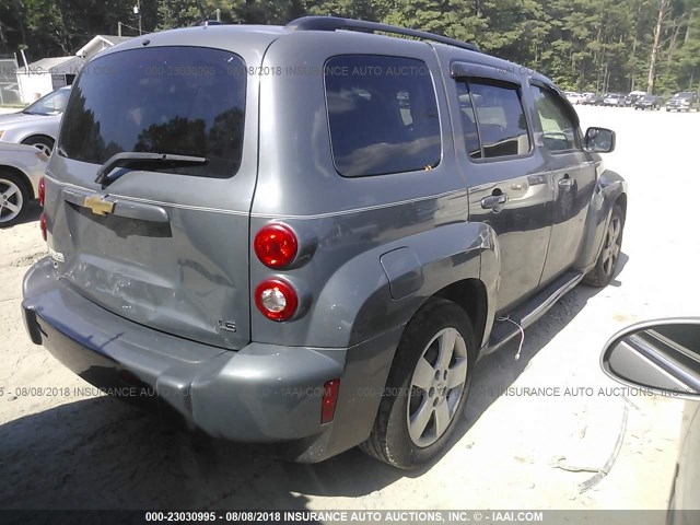 3GNDA13D38S599443 - 2008 CHEVROLET HHR LS ნაცრისფერი ფოტო 4