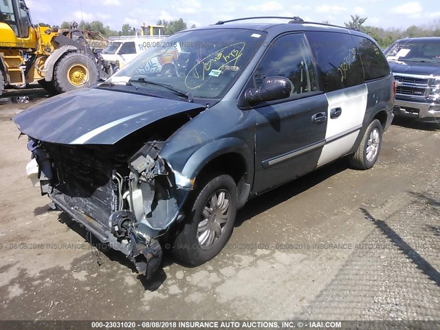2A4GP54L26R713857 - 2006 CHRYSLER TOWN & COUNTRY TOURING GRAY photo 2