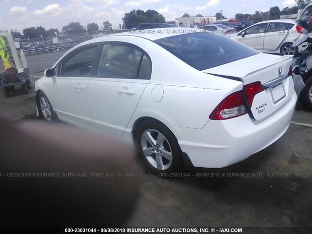 19XFA1F6XBE008626 - 2011 HONDA CIVIC LX-S WHITE photo 3