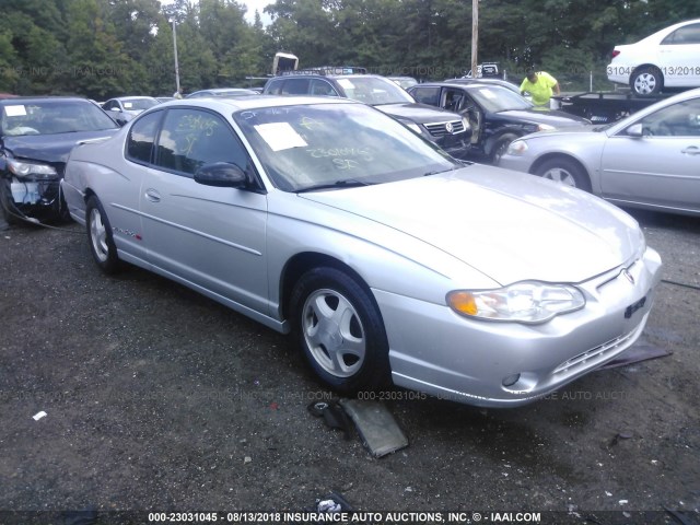 2G1WX12KX39450347 - 2003 CHEVROLET MONTE CARLO SS ვერცხლისფერი ფოტო 1
