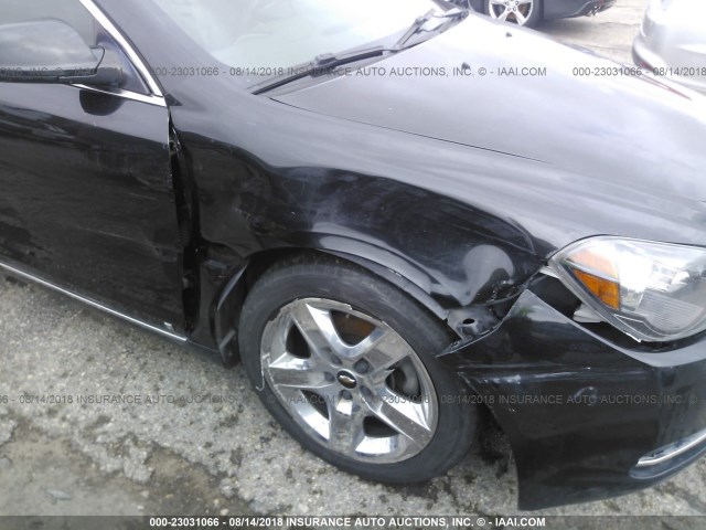 1G1ZC5E00A4106231 - 2010 CHEVROLET MALIBU 1LT შავი ფოტო 6