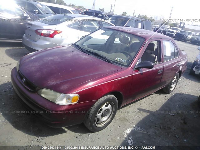 2T1BR12E3YC281788 - 2000 TOYOTA COROLLA VE/CE/LE 红色 照片 2