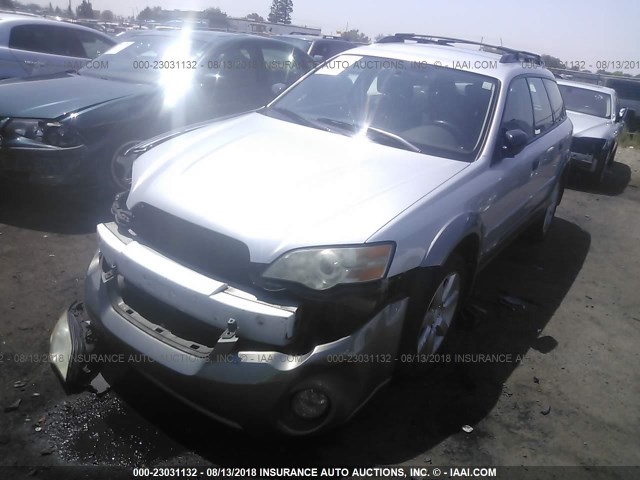 4S4BP61C867319593 - 2006 SUBARU LEGACY OUTBACK 2.5I SILVER photo 2