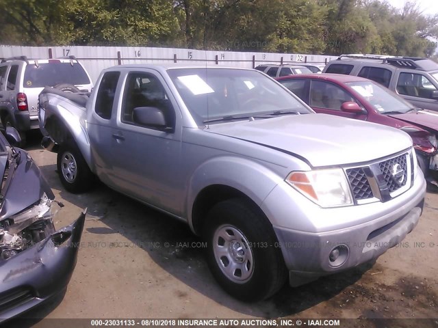 1N6BD06T16C434396 - 2006 NISSAN FRONTIER KING CAB XE SILVER photo 1