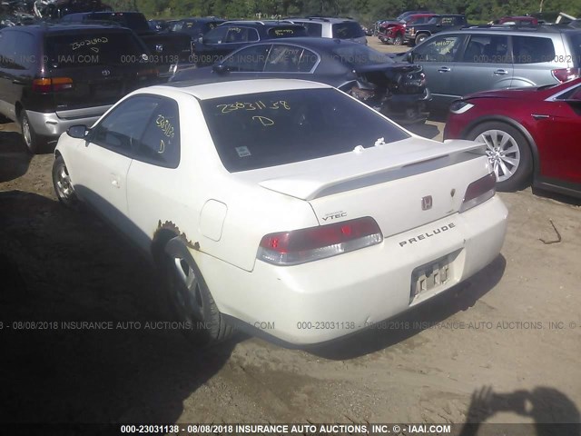 JHMBB6245YC008979 - 2000 HONDA PRELUDE WHITE photo 3