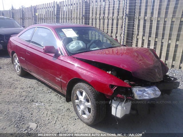2T1CF28P22C584547 - 2002 TOYOTA CAMRY SOLARA SE/SLE წითელი ფოტო 1