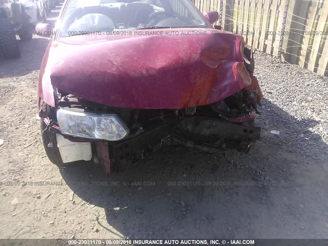 2T1CF28P22C584547 - 2002 TOYOTA CAMRY SOLARA SE/SLE წითელი ფოტო 6