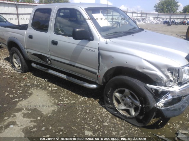 5TEGN92N72Z108924 - 2002 TOYOTA TACOMA DOUBLE CAB PRERUNNER SILVER photo 6