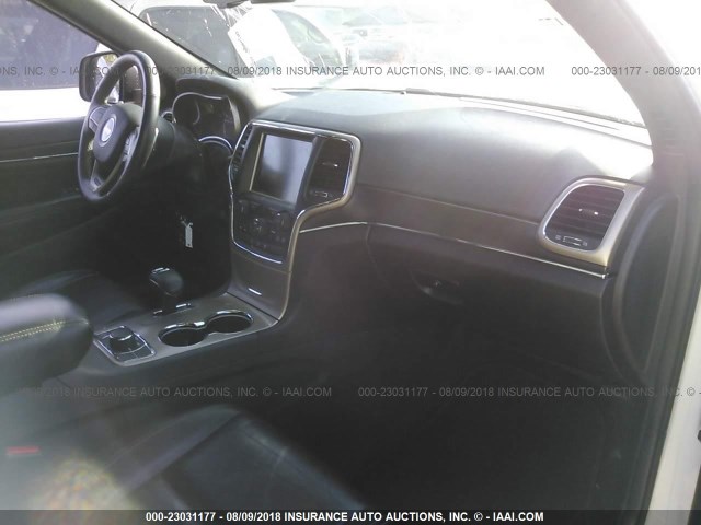 1C4RJFBGXFC934059 - 2015 JEEP GRAND CHEROKEE LIMITED WHITE photo 5