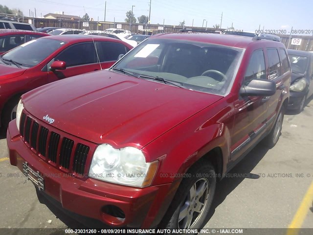 1J4GR48K06C167929 - 2006 JEEP GRAND CHEROKEE LAREDO/COLUMBIA/FREEDOM 红色 照片 2