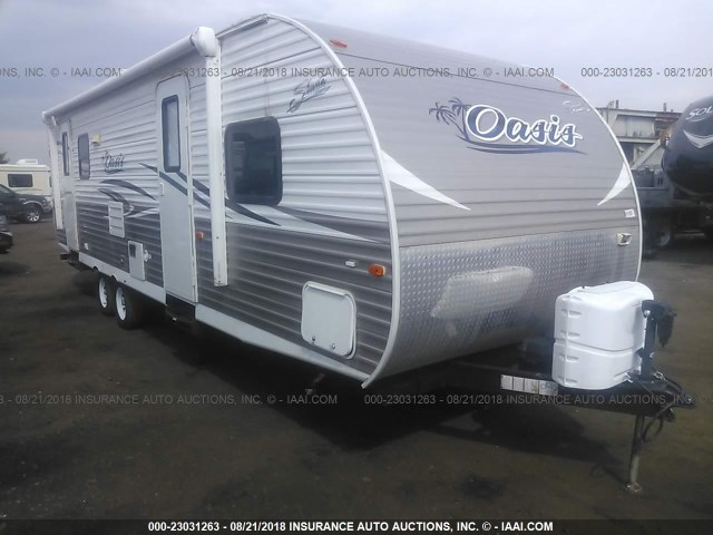 5ZT2SSRB7HE008287 - 2017 FOREST RIVER SHASTA OASIS  Biały zdjęcie 1