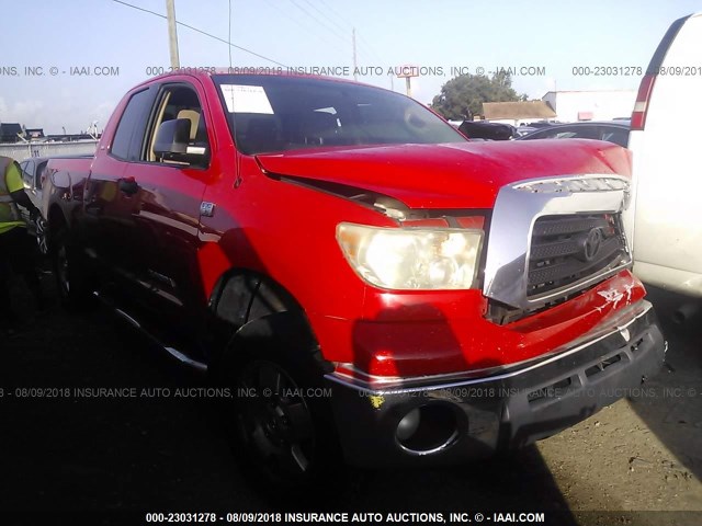 5TBRT54197S456769 - 2007 TOYOTA TUNDRA DOUBLE CAB SR5 Qırmızı foto 1