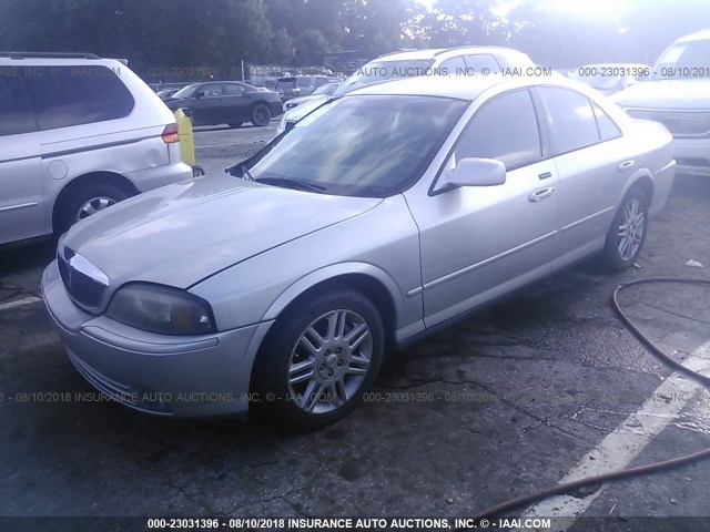 1LNHM87A95Y665620 - 2005 LINCOLN LS SILVER photo 2