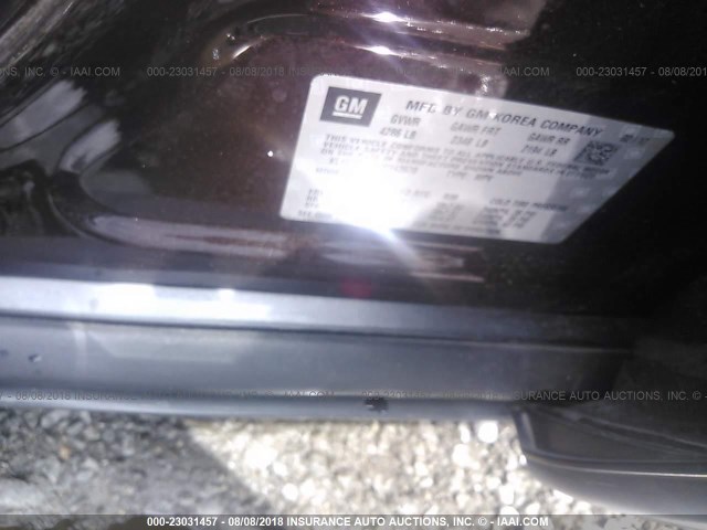 KL4CJCSB7HB143970 - 2017 BUICK ENCORE ESSENCE MAROON photo 9