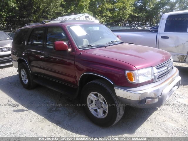 JT3GN86R510190887 - 2001 TOYOTA 4RUNNER SR5 BURGUNDY photo 1