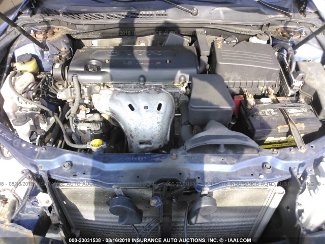 4T1BE46K37U189056 - 2007 TOYOTA CAMRY NEW GENERAT CE/LE/XLE/SE BLUE photo 10