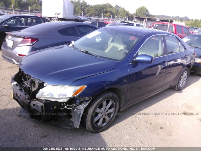 4T1BE46K37U189056 - 2007 TOYOTA CAMRY NEW GENERAT CE/LE/XLE/SE BLUE photo 2